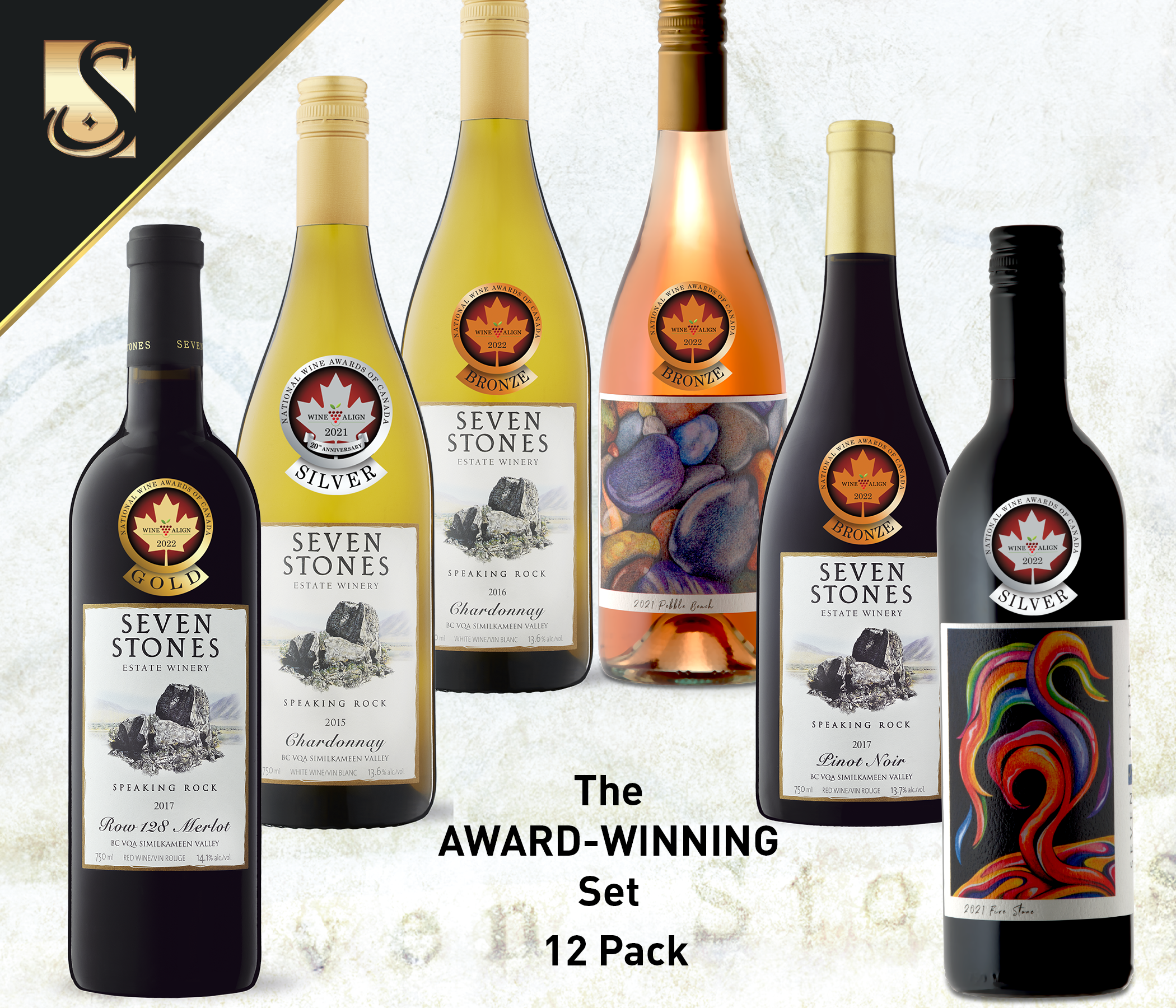 Product Image for Award-Winning Wines Set of 12