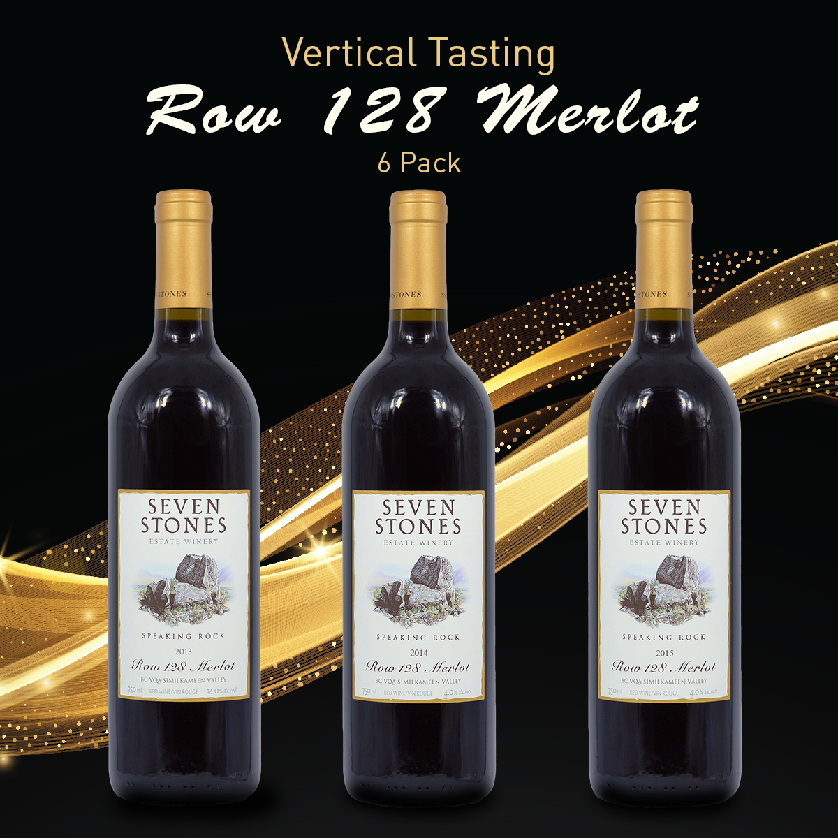 Product Image for Row 128 Merlot Vertical Tasting 6 Pack